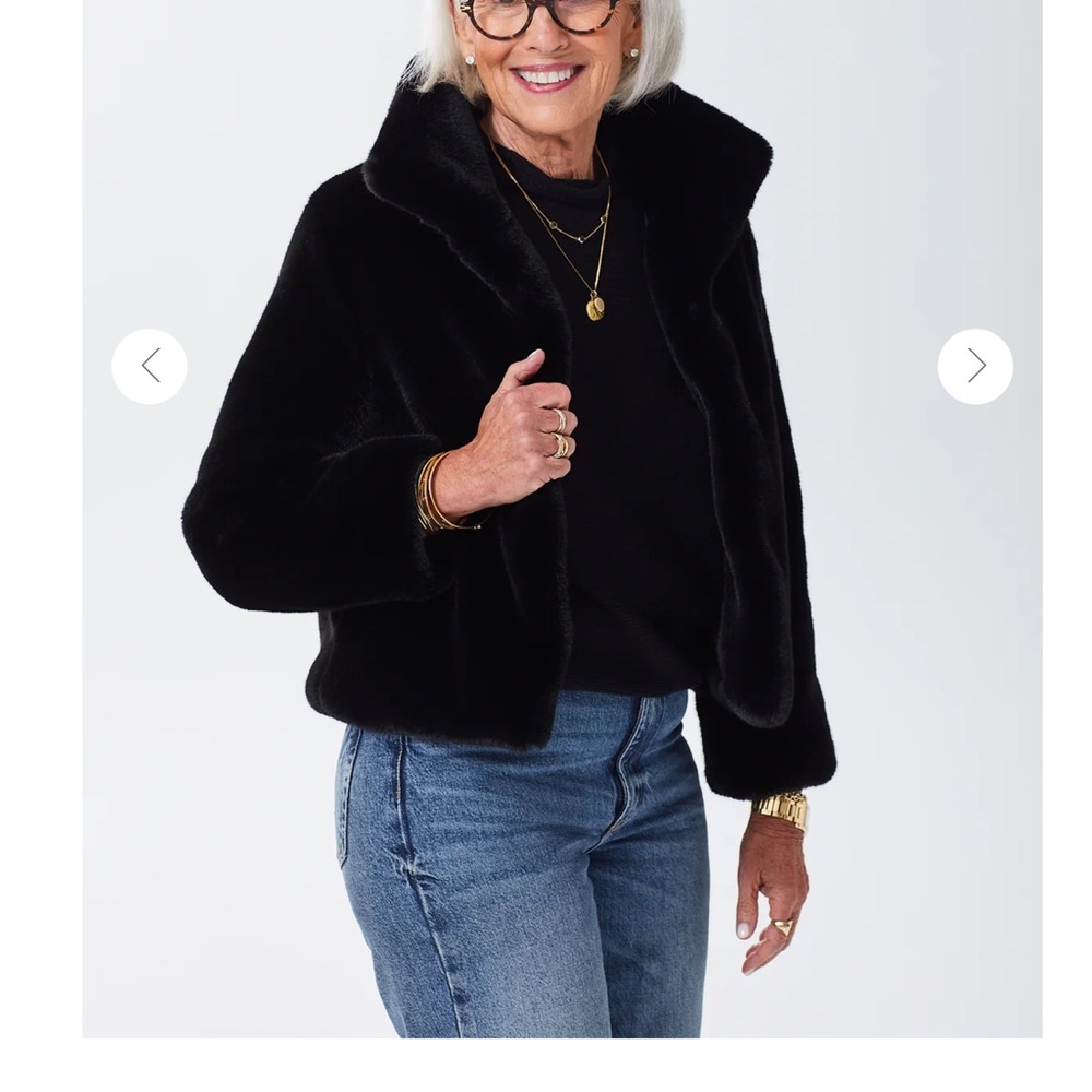 Alice Walk Faux Fur Jacket XS
